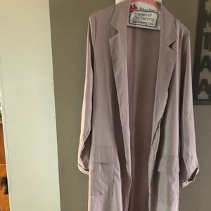 NWOT blush duster jacket!